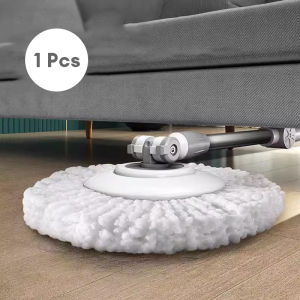 Round Mop Spin Mop Set With Bucket 360 Rotating Floor Mop Quick Dry Wash Mop Lantai Mop Spinner Cleaning Tools 懒人拖把