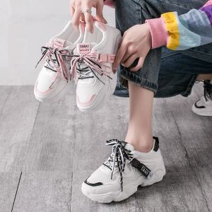 CETH พร้อมส่ง รองเท้าผ้าใบ รองเท้าแฟชั่น รองเท้าผ้าใบผู้หญิง รองเท้าสตรี CE637