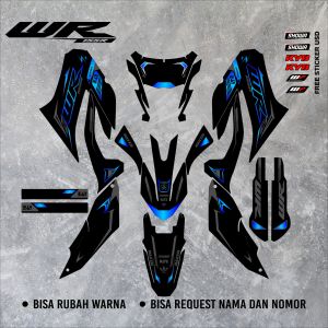 NEW STICKER DECAL YAMAHA WR 155 FULL BODY PREMIUM Bebas Custom variasi V2 54
