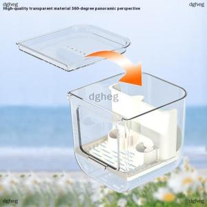 [COD] dgheg Double Slot Bird Automatic Feeder Large Capacity Splash Proof Hanging Cage Automatic Feeding Device Transparent Food Dispenser