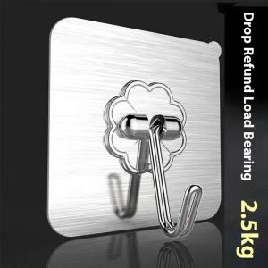 Hellibabyu สกรูยึดติดตะขอสำหรับติดผนังโดยไม่ต้องเจาะหรือตะปู