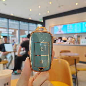 เคสกุญแจรถยนต์ Vinfast VF3 รีโมทควบคุมกุญแจรถยนต์ 2 ปุ่ม สำหรับ Vinfast