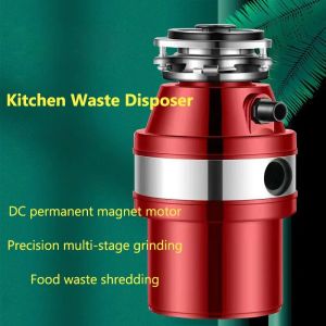 56W Kitchen Food Waste Disposers Household Garbage Processor Disposal Crusher Stainless Steel Grinder adapter