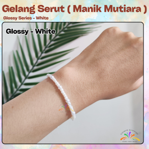 Gelang Serut Handmade / Gelang Serut Manik Mutiara / Gelang Serut Manik Handmade / Gelang Manik Mutiara / Gelang Wanita / Gelang Anak / Gelang Handmade / Gelang Manik / Gelang Mutiara / Gelang Custom / Gelang / Manik Manik