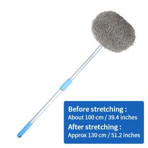 Bàn Chải Rửa Xe Thông Dụng Cây Lau Nhà Rửa Xe Có Thể Thu Vào Thanh Cong Bàn Chải Chenille Ba Phần Cho Máy Giặt Xe Máy Đoàn Lữ Hành Vận Chuyển