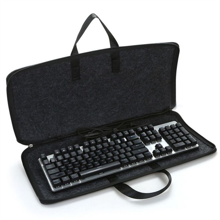 BEAP Accessories Portable Dust Proof 87 Keys 104 Keys Storage Organizer Soft Felt Keyboard