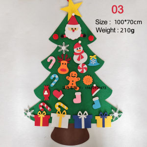 Specool® DIY Felt Christmas Tree Environment-friendly Safe Felt Christmas Tree for Kids Children DIY Christmas Decor