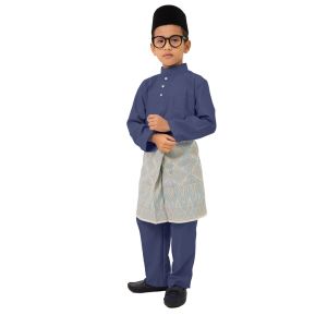 Brand Sempurna Baju Melayu Budak Warna Dark Green Purple Baby Blue Brown Pink Belacan Black Slim Fit Cotton Baju Raya