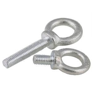 White Zinc Plated Carbon Steel Eye Bolt M6 M8 M10 M12 M14 M16 M18 M20 O-Ring Eyebolts Ring Loop Hole For Cable Rope Eyebolt