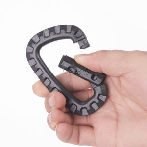 Chang คร่ำหวอดเซฟตี้ ตะขอพวงกุญแจ คาราบิเนอร์ สแนปลิ้งค์ แบบพลาสติก Carabiner D Ring