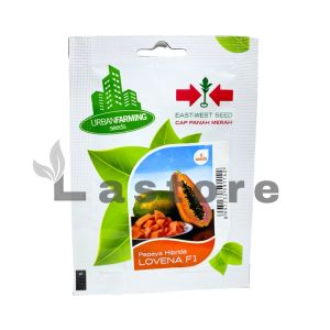 Benih Pepaya Hibrida LOVENA F1 Isi 5 Butir Cap Panah Merah