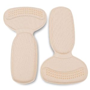 BETTERFORM 3 Pairs Elastic Large Shoes to Small T Shape Feet Protector Inserts Insoles Shoe Cushion Foot Heel Pad