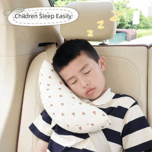 YUBAGUANB Soft Seat Belt Cover Adjustable Comfortable Shoulder Strap Cushion Bear Pattern Four Seasons Belt Protector Car Ride