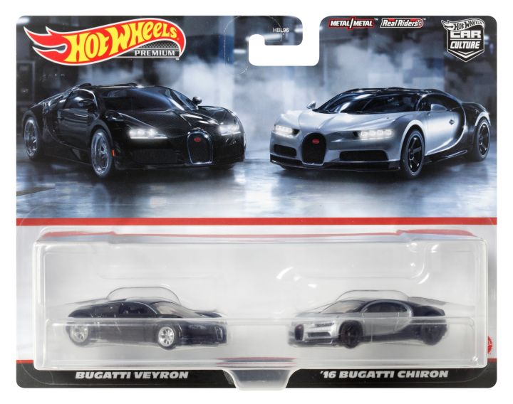 Hot Wheels Premium 2023 Car Culture Twin Pack Bugatti Veyron