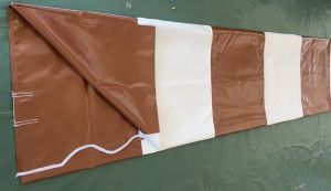 ผ้าใบกันสาด ขนาด3x1.5เมตร ถึง3x3เมตร ผ้าใบคูนิล่อนเกรด A ความหนา0.5 มิล ผ้าใบกึ่งสำเร็จรูปแบบสลับสี