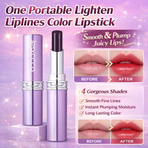 Black Magic Lip Care Moisturizing Lipstick Lighten Liplines Non Fading Formula With Anti Wrinkle Essence For Plump Full Lips
