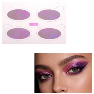 GUAIP Eye Shadow Paste Feel Eye Shadow Tattoo Stickers Fake Tattoo Wedding Tool Temporary Tattoo Face Flash Powder Style Waterproof Change Color Tattoo Decals Party