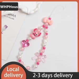 [COD] WHPHous Ship within 24 hours Cute Stitch Mobile Phone Lanyard Outdoor Anti-lost Hanging Rope Keychain Phone Chain For Key Bag Camera Earphone Pendant