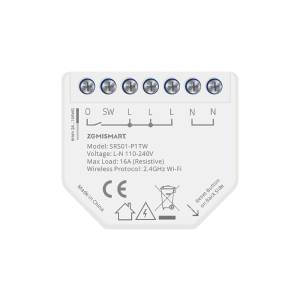 Zemismart 16A 1Gang/10A 2Gang WiFi Smart Relay Light Switch with Power MonitorMini Size Switch ModuleCompatible with Tuya Smart Life APPAlexa Google VoiceTimer Control