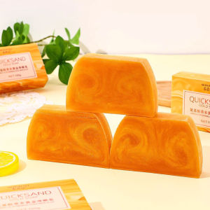 3Pcs Amino Acid Gold Soap Anti-Mite Cleansing Moisturizing Essential Oil Perfume Soap for Face & Body 100g