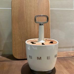SMEG Stainless Steel Cutlery Rack – Kitchen Storage Rack Rust-Resistant and Durable Nordic Style Utensil Organizer