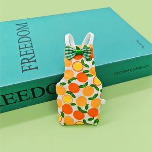Q-1151 STORE Colorful Fruit Parrot Diaper Breathable Bowtie Pet Bird Apron Washable Pet Bird Clothes Daily Wear