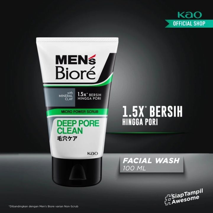 Biore%20Men%20Scrub%20Facial%20Wash%20%7C%20Netto%20100gr%20&%2040gr%20%7C%20Facial%20Wash%20Scrub%20Pria%20-%20Image%203