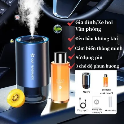 Nước Hoa ô tô Máy Khuếch Tán Tinh Dầu Tự Động Mấy Xịt thơm xe hơi 0 Rượu Máy Xông Tinh Dầu