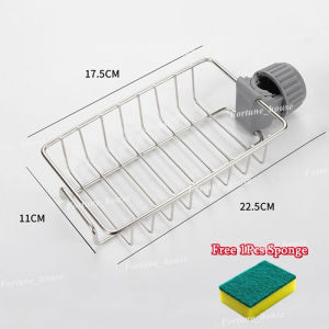 Kitchen Sink store Rack Stainless Steel Faucet Rack Sponge Soap Holder Drain Racks Drainage Shelf Adjustable Bathroom Storage Rack kitchen organiser