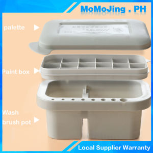 Paint Brush Cleaner Paint Brush Washer Pen Barrel Brush Holder With Palette And Handle