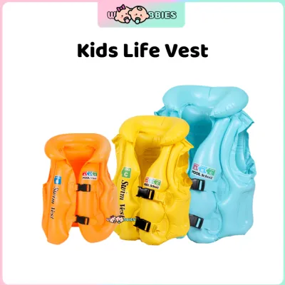 👶🏻Woobbies Inflatable Float Baby Float Baby Kids Safety Swimming Life Jacket Vest Jaket Renang Pelampung Budak Kanak
