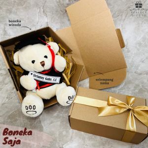 Kado Wisuda / Boneka Wisuda Selempang / Hadiah Wisuda / Hadiah Graduation / Kado Graduation / Graduation Gift
