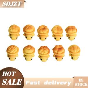SDJZT Dạ quang nhựa bánh mì rùa 10PCS Đồ trang trí thu nhỏ cho vườn Bonsai trang trí cảnh cổ tích