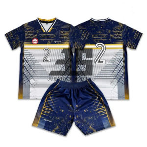 Setelan dan atasan jersey Bola voli pria wanita uniseks 9813 Fullprinting sublimation size S M L XL XXL