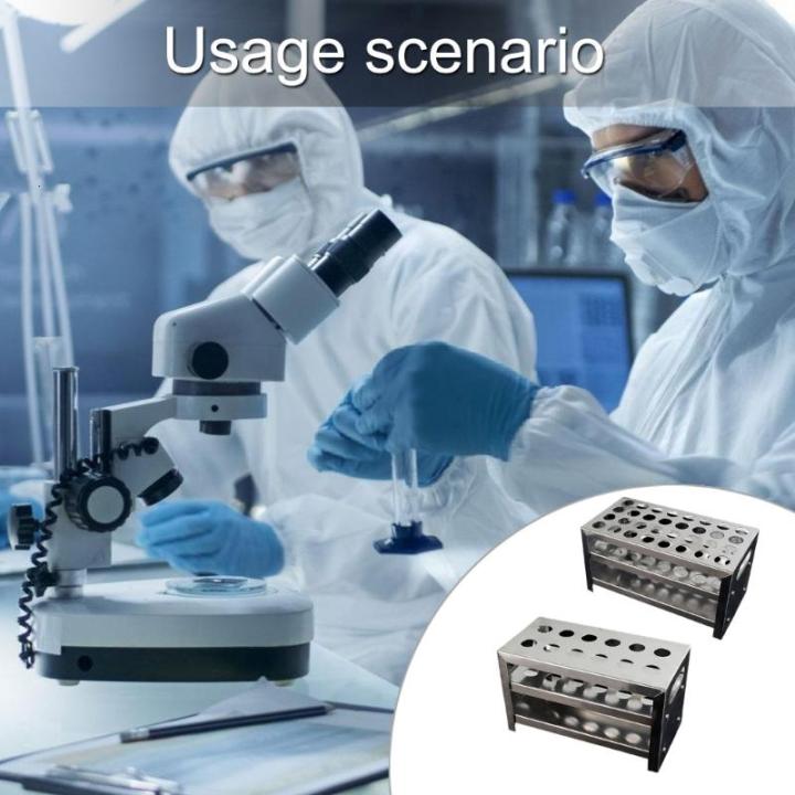 Ống nghiệm chủ Rack Ống nghiệm Rack, hợp kim nhôm labortory kệ trưng ...