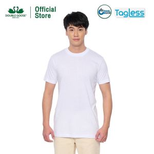 (7 สี) เสื้อยืดห่านคู่ Cotton100% รุ่น Modern คอกลม ทรงพอดีตัว ใส่ทุกวัน(H02)