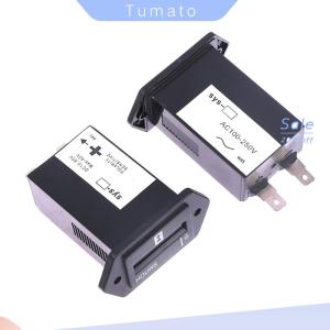 Tumato 6 Digits 100-250V AC Hour MeterComplete Sealed Quartz Timer Counter SYS-1
