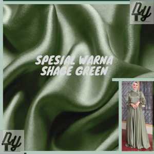 nyata tex promo kain maxmara junior silk pure spesial shage green