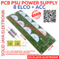 PCB PSU 8 ELCO CAPASITOR KAPASITOR ELKO 8ELCO 8ELKO POWER SUPLY REGULATOR POWER SUPPLY CIRCUIT PAPAN PCB ELCO REG PSU CIRCUIT BOARD PAPAN PCB. 