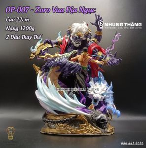 5 Mẫu - Mô Hình Nhân Vật One Piece - Vua Hải Tặc LuffyZorro Siêu Đẹp - Cao 22cm-33cm - Bảo Hành 1 Năm - CÓ VIDEO