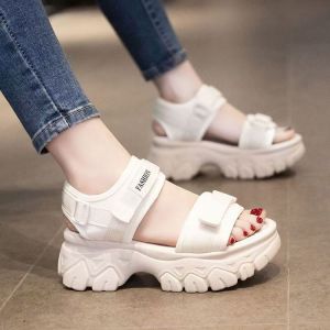 [Free Shipping] WomenS Velcro Sports Sandals 2025 New Summer Versatile Thick-Soled Wedge Fashionable Outdoor Beach Shoes For Women