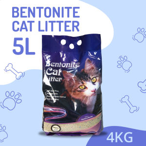 Bentonite Clumping Cat Litter – Strong Clumping Long-Lasting Freshness (5L/4KG)