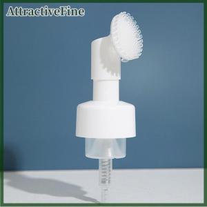 AttractiveFine 100 150 200ml Rỗng bọt tạo bọt bơm chai với bàn chải Silicone Đầu Báo Chí loại mặt làm sạch Chai Bọt