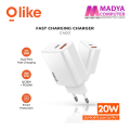 Travel Charger Olike C400 PD20W+QC18W Fast Charging Type-C. 