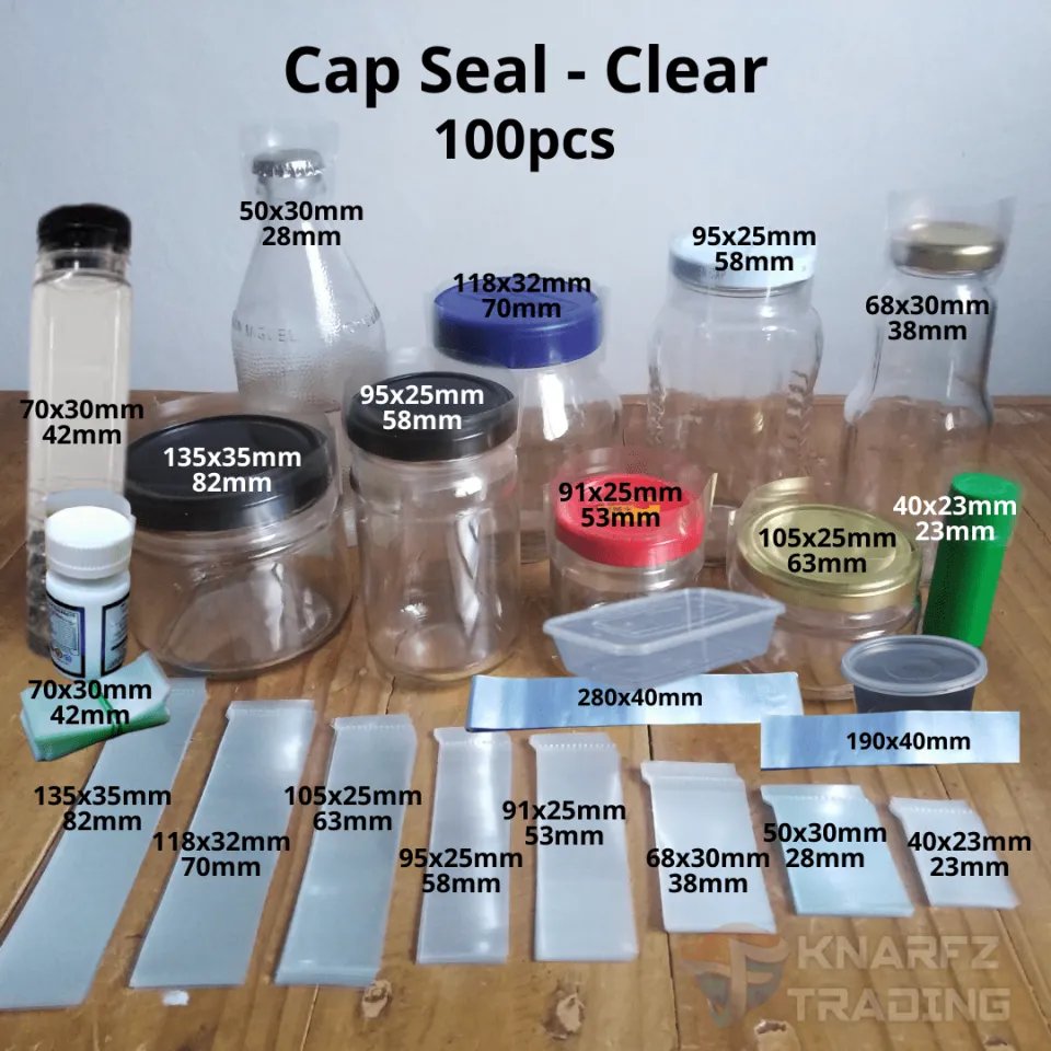 Plastic deals cap seal