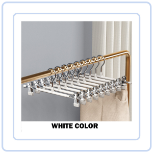 【COZYCASA】Anti-Slip Pants Hangers with Adjustable Clips / Closet Organizer
