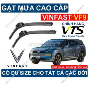 Gạt Mưa Kính Lái Vinfast VF9 Cặp Gạt Mưa Kính Lái Cho Các Dòng Xe Vinfast VF9 Có Đủ Size Cho Các Đời Xe Vinfast VF9