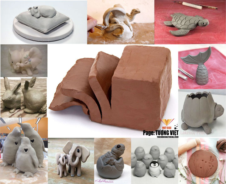 ĐẤT SÉT CAO LANH, 30k/3kg  ĐẤT SÉT TRẮNG LÀM GỐM.  --Loại 3kg--