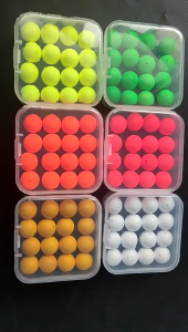16Pcs Fly Fishing Outdoor Tackle Fishing Bobber Float Bead Set Fishing Float Set Round Shape Water Bubble Float Beads
