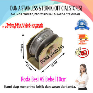 Roda Besi AS 10CM Bulat (U)